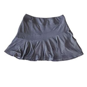 IBKUL Pickleball Tennis Skort Black White Check Ruffled Skirt Women’s Medium